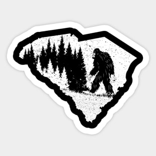 Bigfoot South Carolina State Sticker